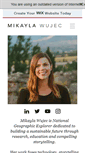 Mobile Screenshot of mikaylawujec.com